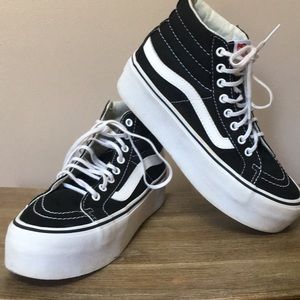 Vans platform high top sneaker